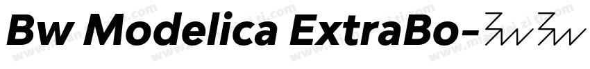 Bw Modelica ExtraBo字体转换